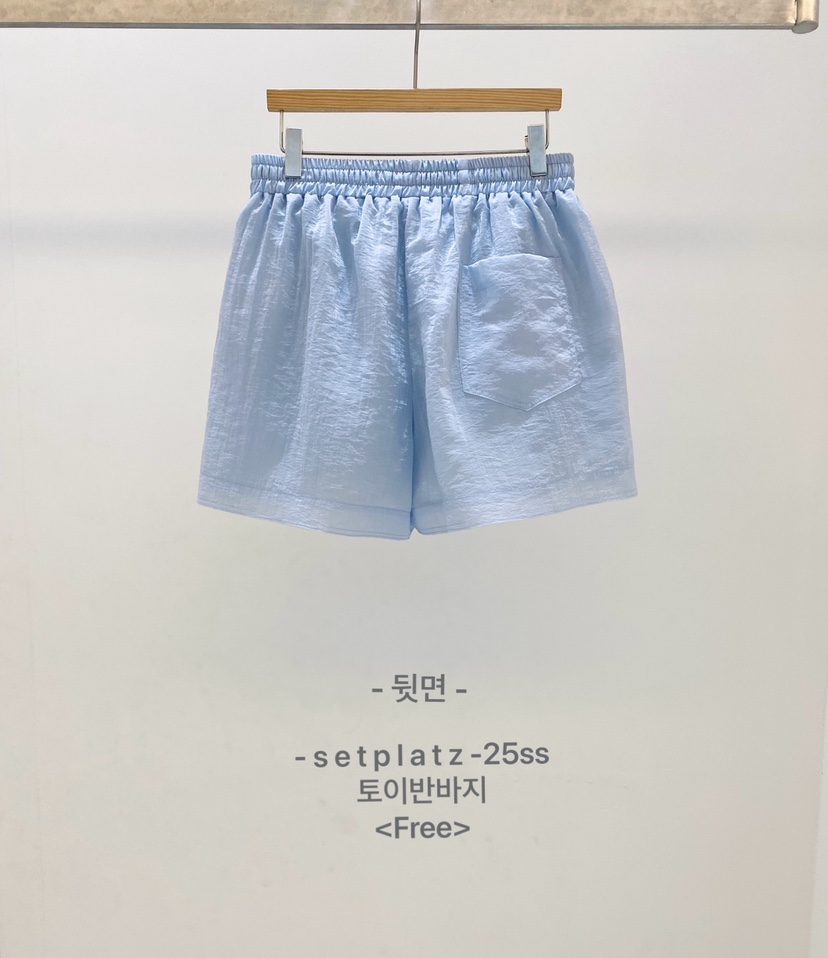 SETPLATZ韓國直郵㊣女裝新品休閑人氣推薦時尚熱賣25春夏短褲PLATZCLASSIC短褲
