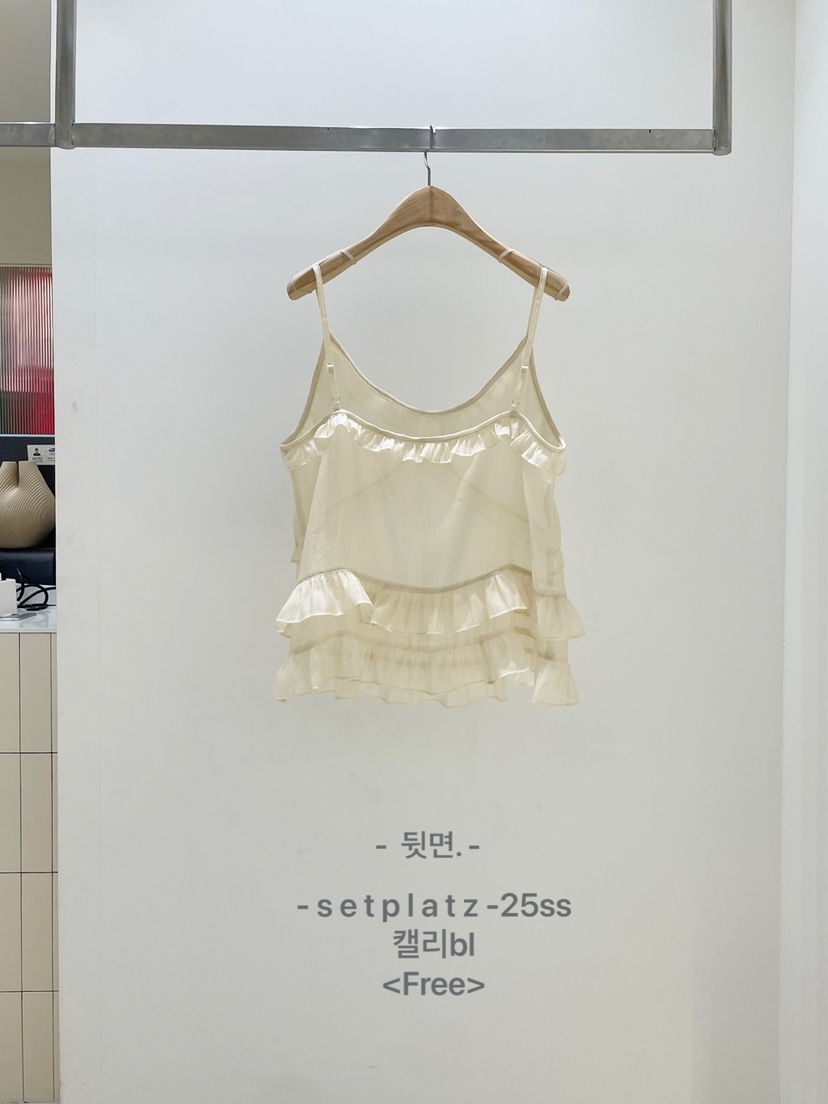 SETPLATZ韓國直郵㊣東大門實拍女裝新款人氣熱賣推薦吊帶背心PLATZCLASSIC吊帶/背心