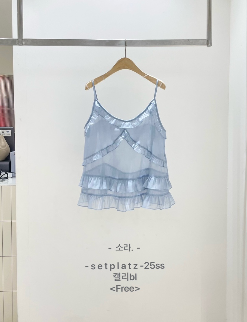 SETPLATZ韓國直郵㊣東大門實拍女裝新款人氣熱賣推薦吊帶背心PLATZCLASSIC吊帶/背心圖色2