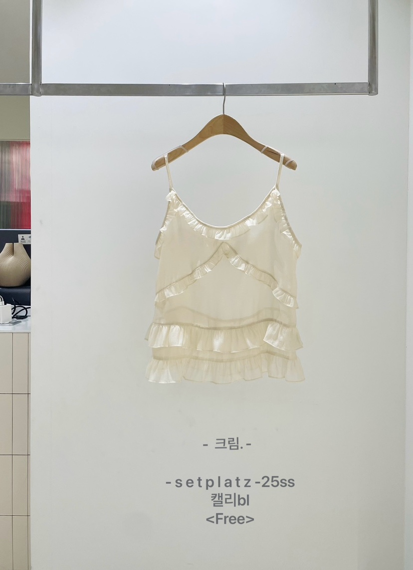 SETPLATZ韓國直郵㊣東大門實拍女裝新款人氣熱賣推薦吊帶背心PLATZCLASSIC吊帶/背心圖色3