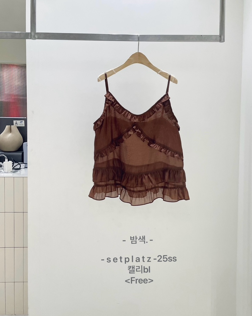 SETPLATZ韓國直郵㊣東大門實拍女裝新款人氣熱賣推薦吊帶背心PLATZCLASSIC吊帶/背心圖色4