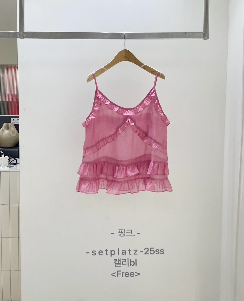 SETPLATZ韓國直郵㊣東大門實拍女裝新款人氣熱賣推薦吊帶背心PLATZCLASSIC吊帶/背心圖色6