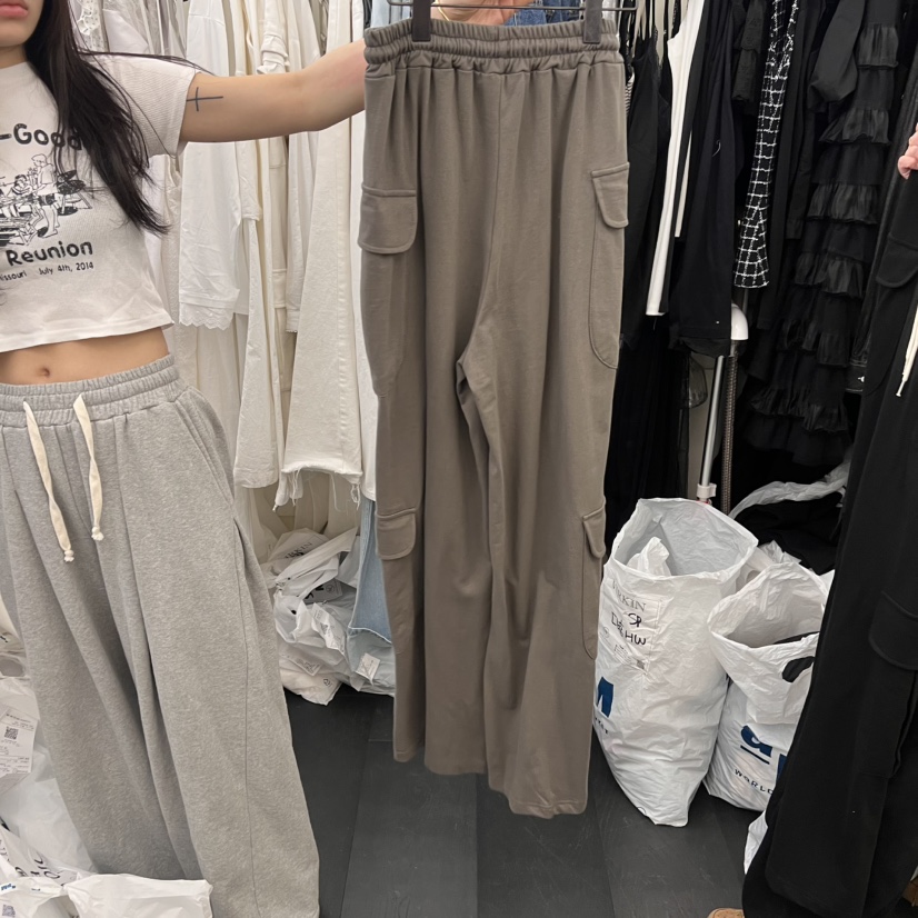VIRKIN韓國㊣直郵東大門代購女裝新品休閑時尚推薦25春夏休閑褲VIRKIN休閑褲