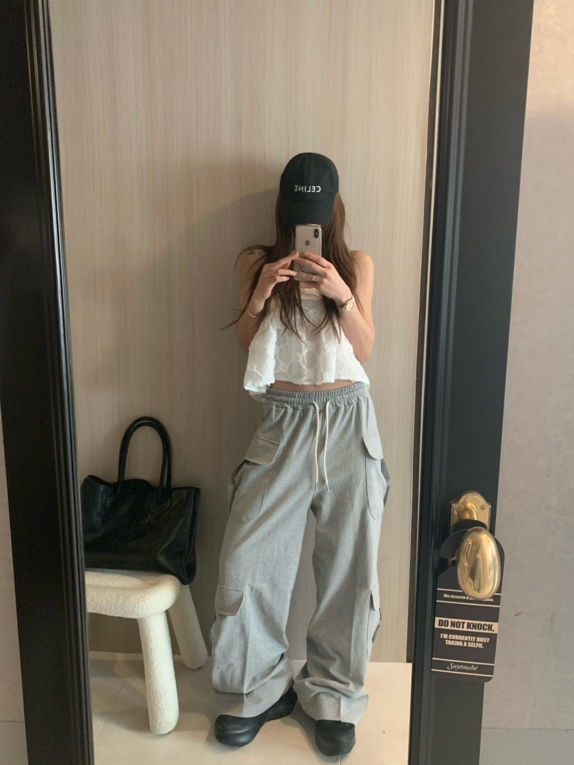 VIRKIN韓國㊣直郵東大門代購女裝新品休閑時尚推薦25春夏休閑褲VIRKIN休閑褲