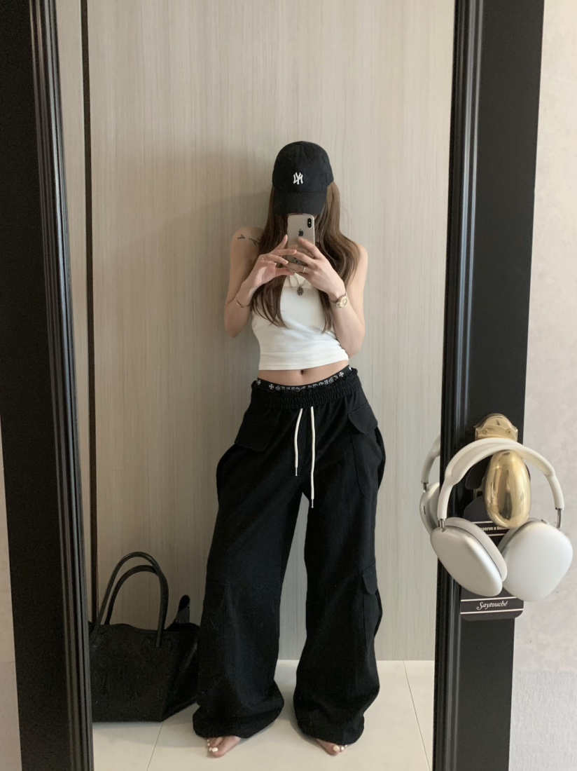 VIRKIN韓國㊣直郵東大門代購女裝新品休閑時尚推薦25春夏休閑褲VIRKIN休閑褲圖色3