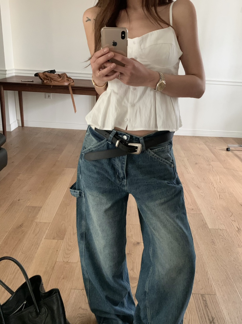 VIRKIN韓國㊣直郵東大門代購女裝新品人氣熱賣25春夏吊帶背心VIRKIN吊帶/背心