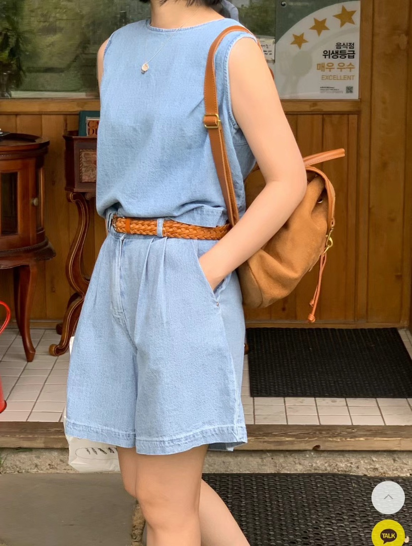 ONDO-P韓國代購女裝新品時尚休閑熱賣真品人氣25春夏馬甲拉鏈ONDO-P馬甲