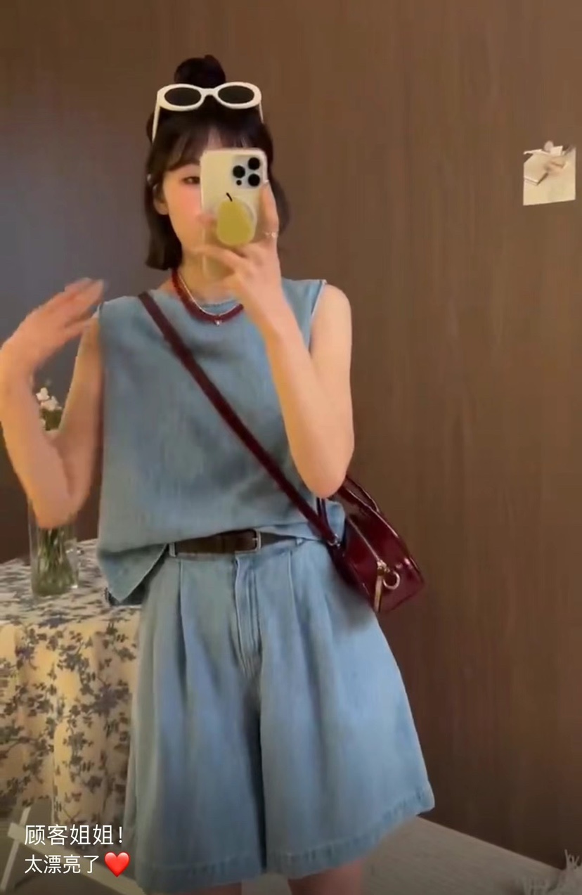 ONDO-P韓國代購女裝新品時尚休閑熱賣真品人氣25春夏馬甲拉鏈ONDO-P馬甲