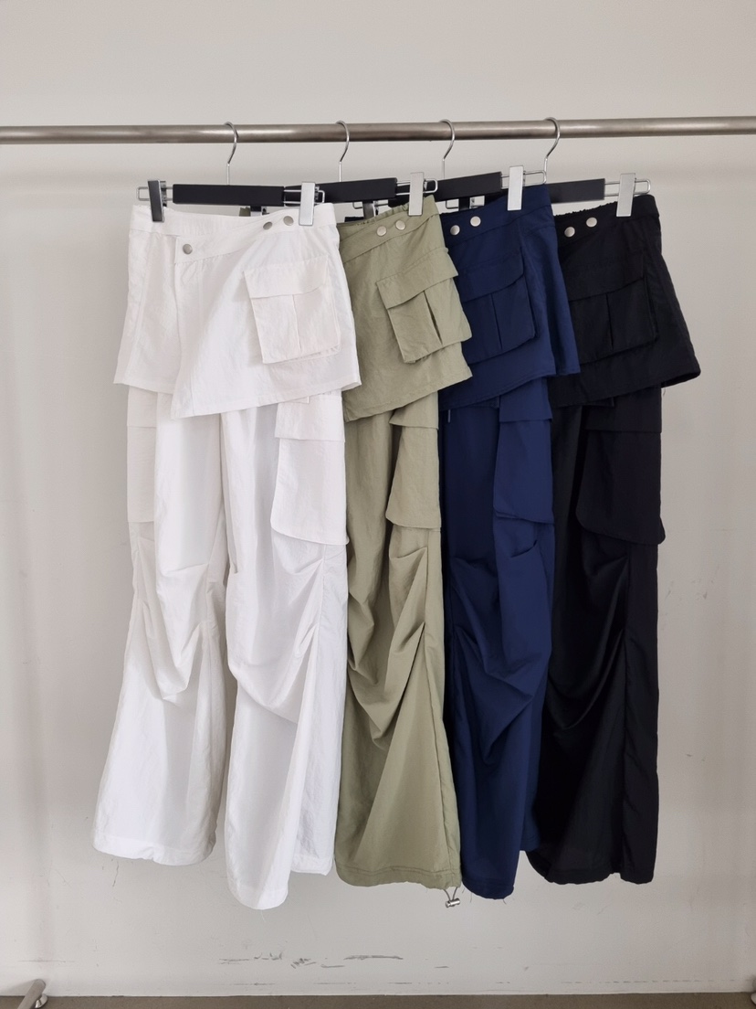 VERANDA東大門代購女士新款時尚職業休閑25春夏推薦裙褲可拆卸VERANDA裙褲