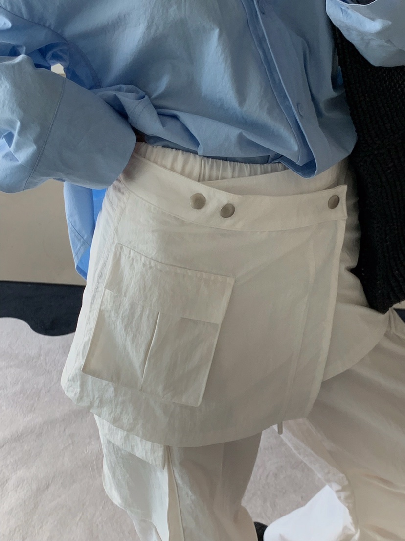 VERANDA東大門代購女士新款時尚職業休閑25春夏推薦裙褲可拆卸VERANDA裙褲