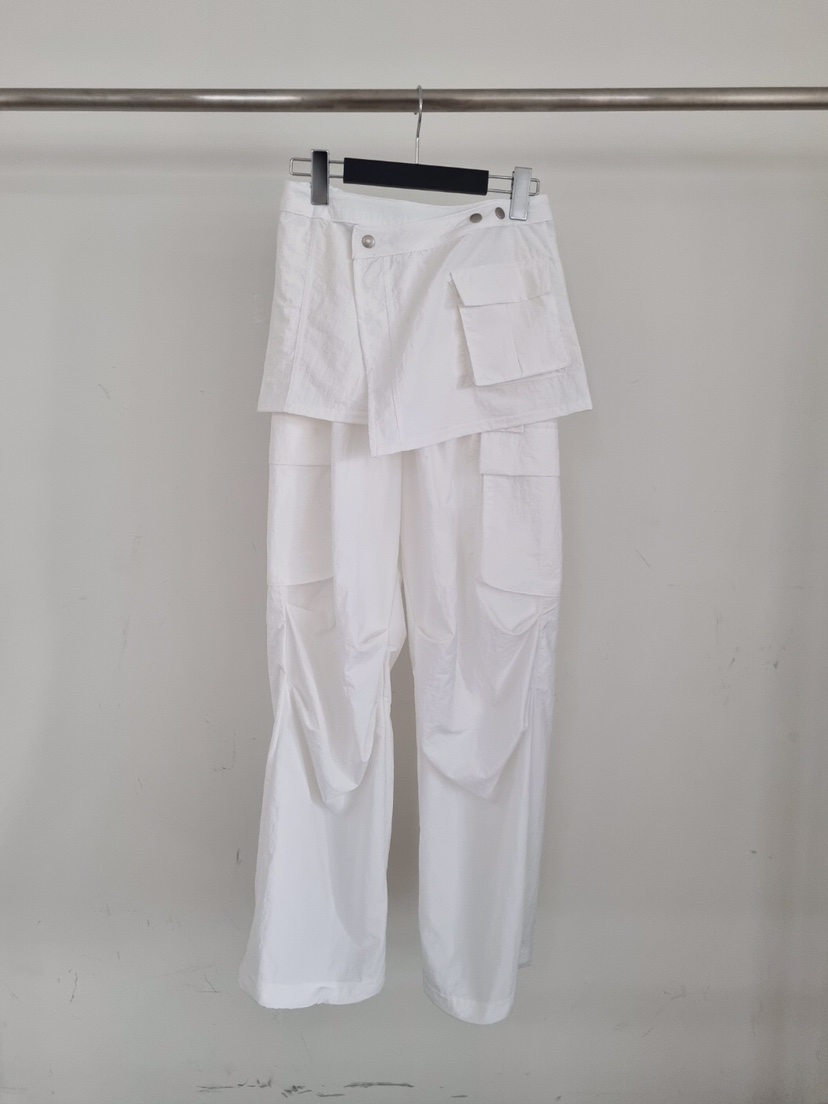 VERANDA東大門代購女士新款時尚職業休閑25春夏推薦裙褲可拆卸VERANDA裙褲圖色1