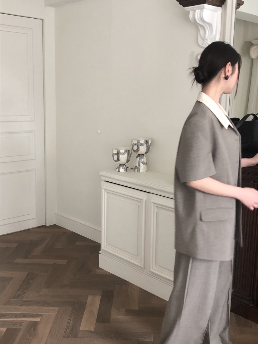 LE BUTTER韓國代購女士新品25春夏休閑時尚人氣熱賣職業夾克LE BUTTER夾克