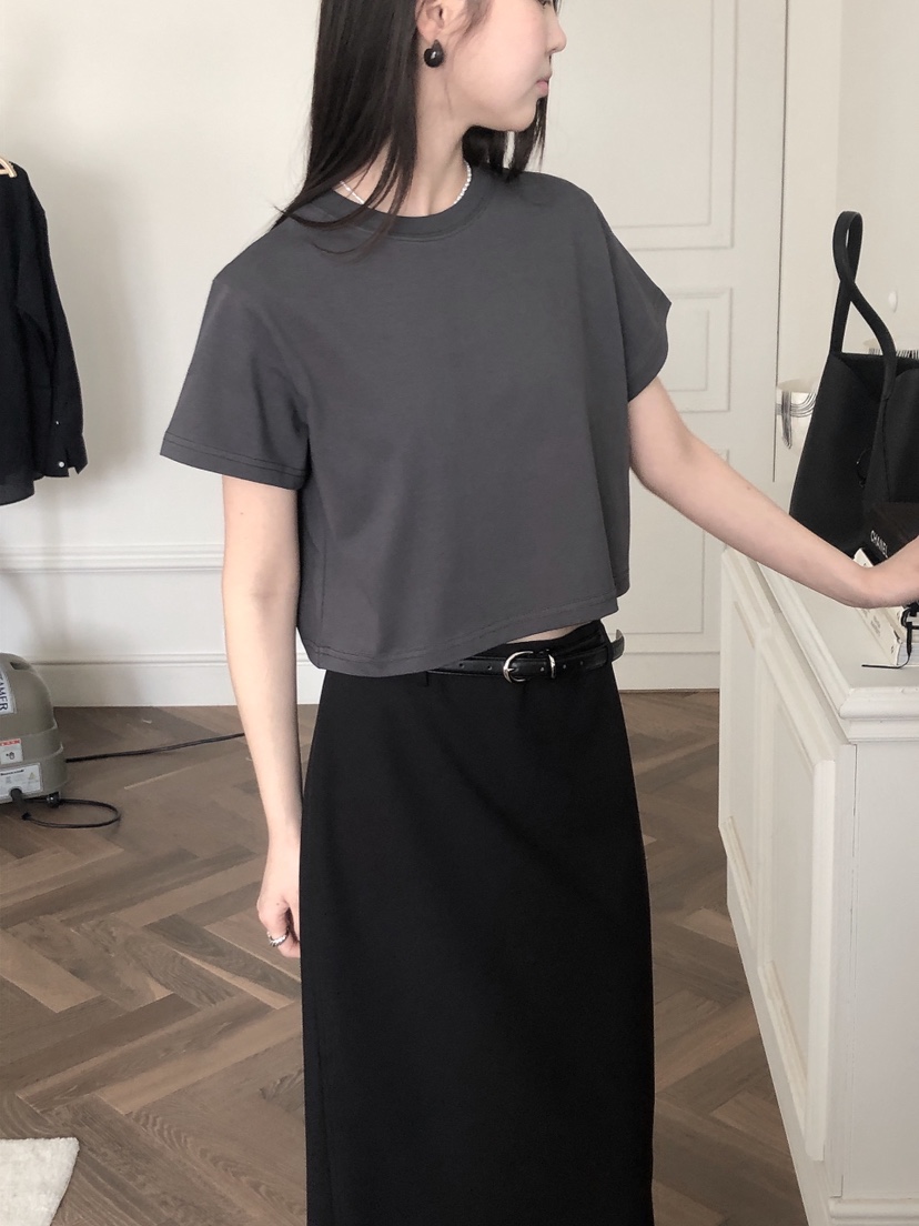 LE BUTTER韓國直郵女士新品時尚25春夏休閑熱賣職業推薦T恤LE BUTTERT恤