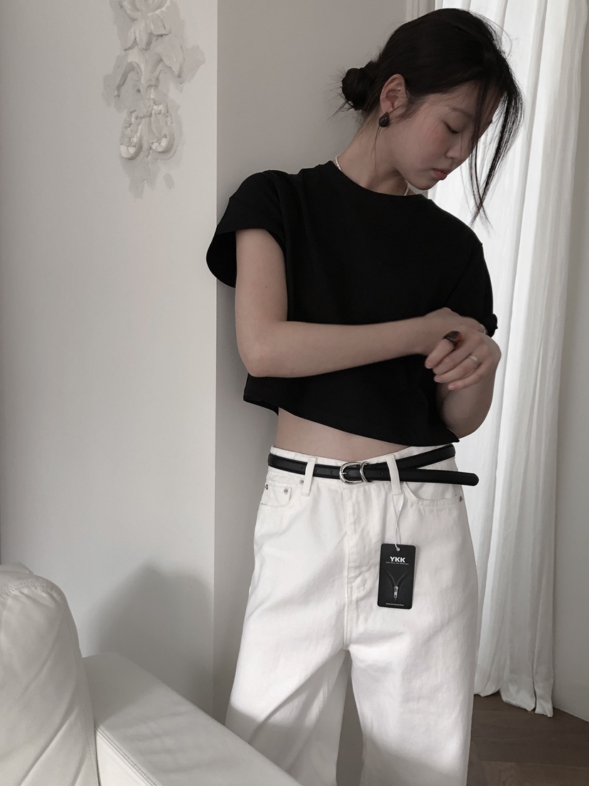 LE BUTTER韓國直郵女士新品時尚25春夏休閑熱賣職業推薦T恤LE BUTTERT恤