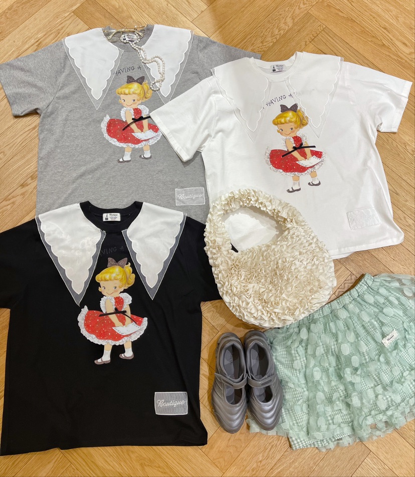 BOUTIQUE-L韓國直郵女裝新品25春夏真品人氣推薦休閑職業T恤BOUTIQUE-LT恤