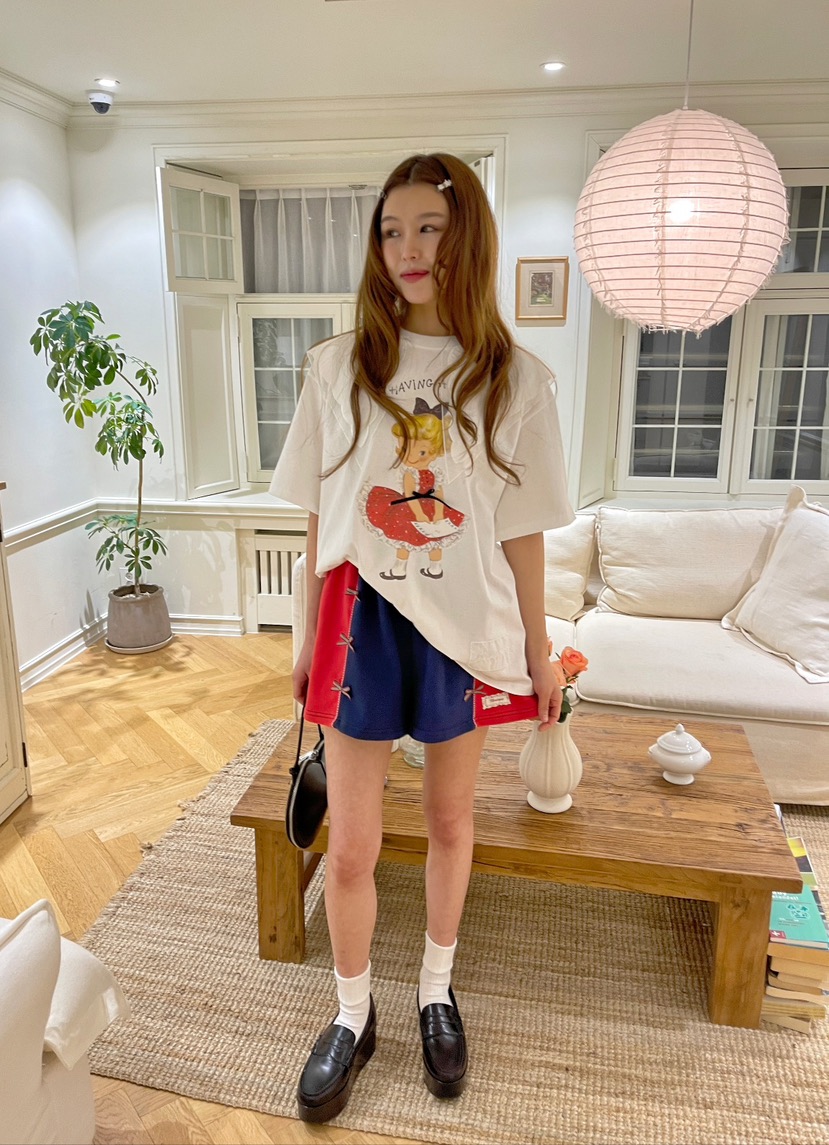 BOUTIQUE-L韓國直郵女裝新品25春夏真品人氣推薦休閑職業T恤BOUTIQUE-LT恤