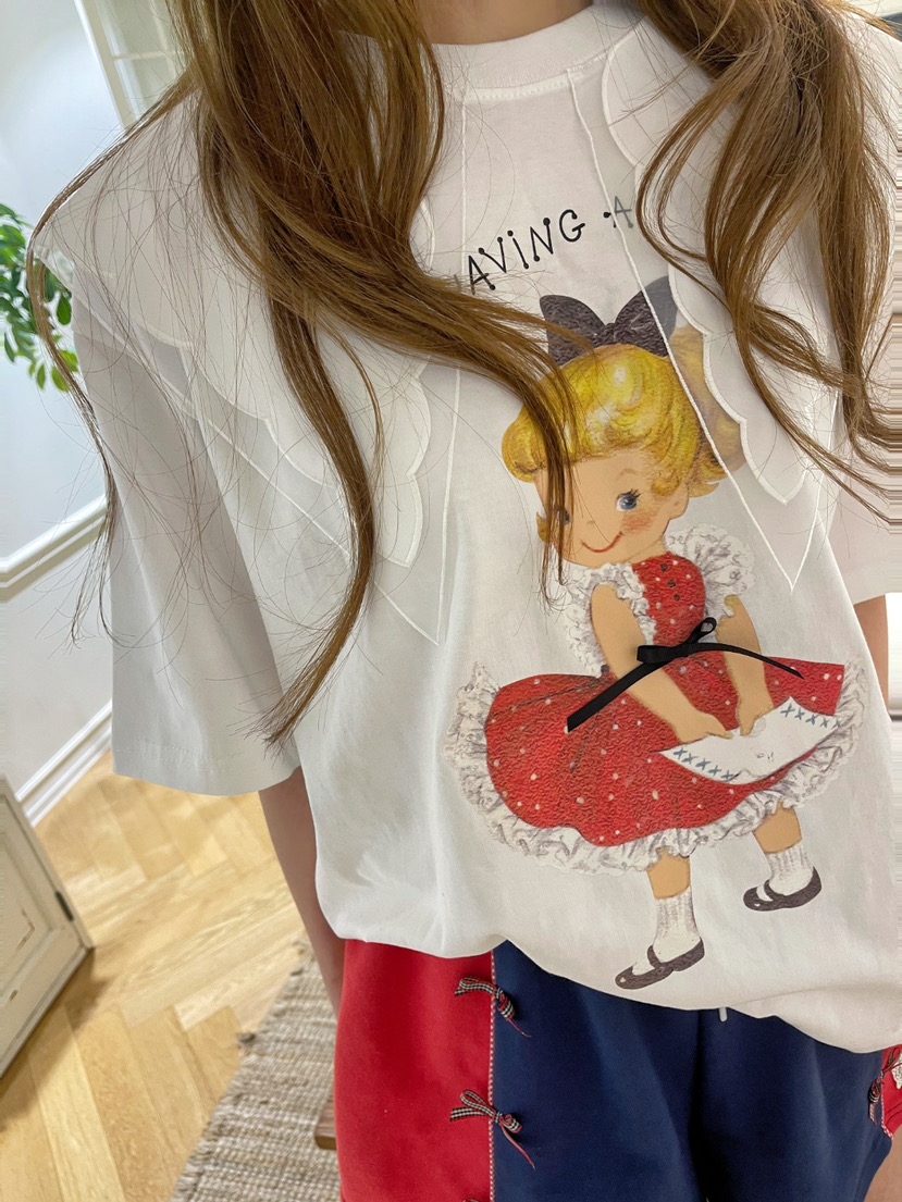 BOUTIQUE-L韓國直郵女裝新品25春夏真品人氣推薦休閑職業T恤BOUTIQUE-LT恤