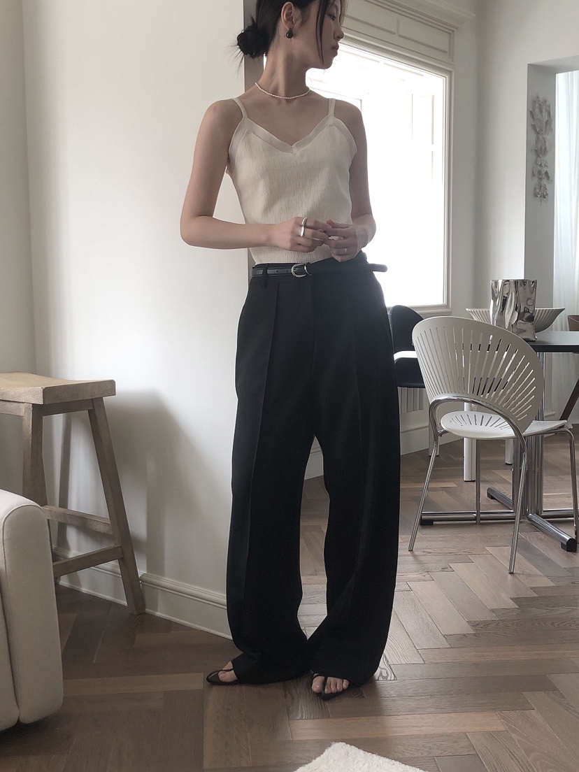 LE BUTTER東大門代購女士新款真品25春夏人氣休閑正裝褲西褲LE BUTTER正裝褲/西褲