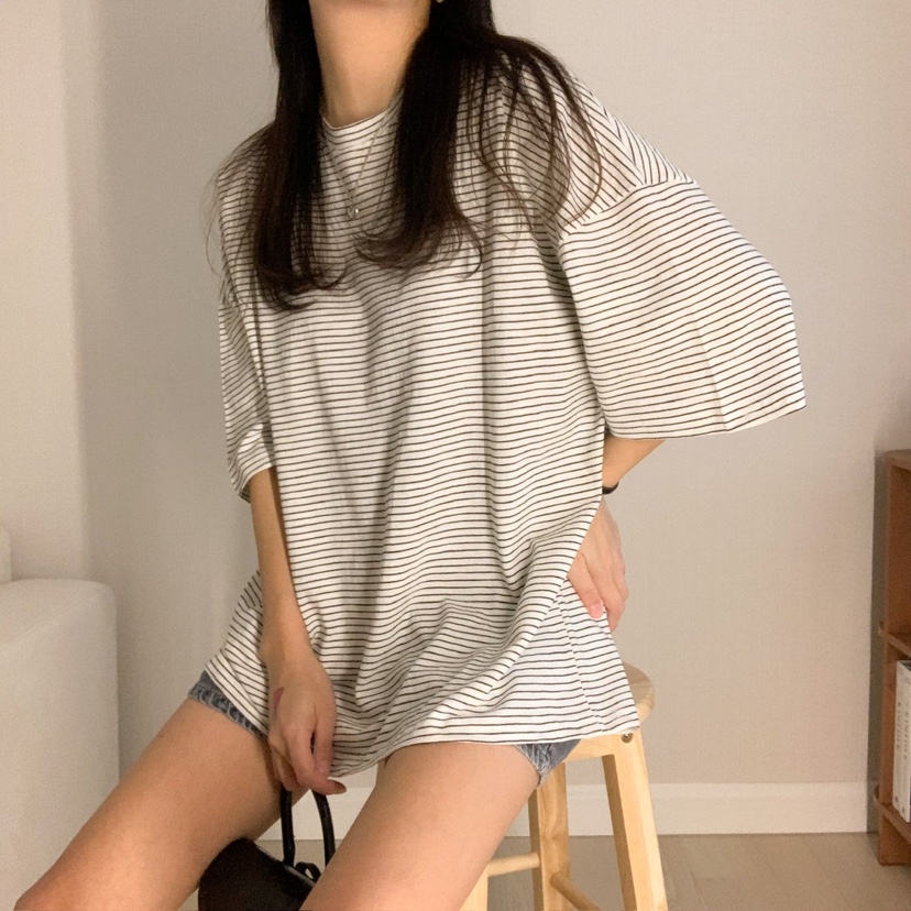 HELLO JINI東大門代購女裝新款時尚人氣休閑25春夏真品T恤HELLO JINIT恤
