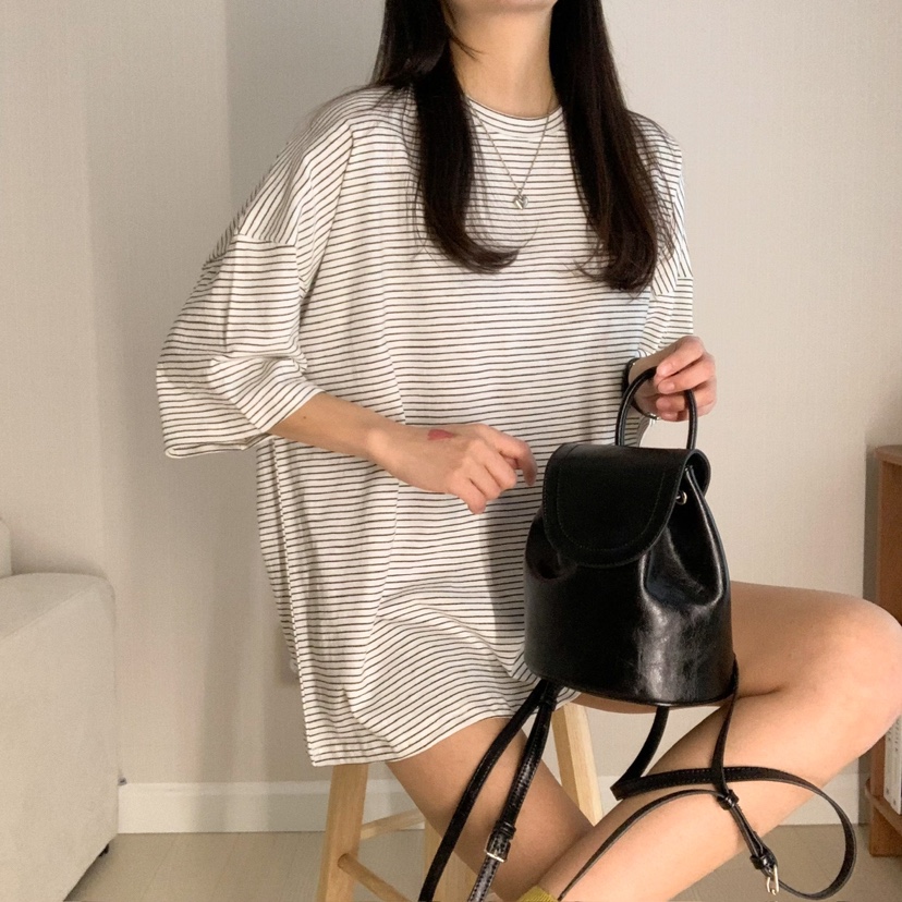HELLO JINI東大門代購女裝新款時尚人氣休閑25春夏真品T恤HELLO JINIT恤圖色3