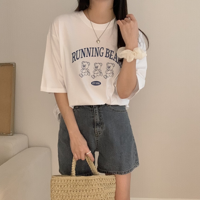 FROMJINI韓國代購女裝新品25春夏熱賣休閑時尚人氣真品職業T恤FROMJINIT恤