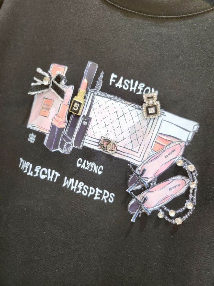 RICO韓國直郵女裝新品25春夏時尚人氣休閑推薦真品熱賣職業T恤bling bling/RICOT恤
