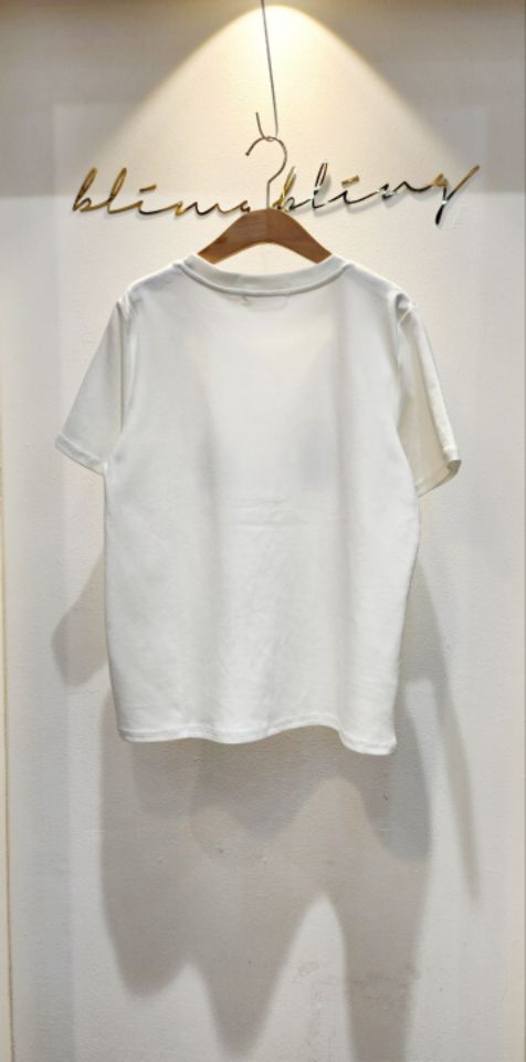 RICO韓國直郵女裝新品25春夏時尚人氣休閑推薦真品熱賣職業T恤bling bling/RICOT恤