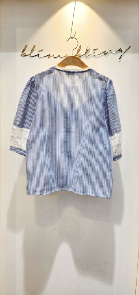RICO東大門實拍女士新款休閑真品推薦人氣職業熱賣襯衫蕾絲衫bling bling/RICO襯衫/蕾絲衫