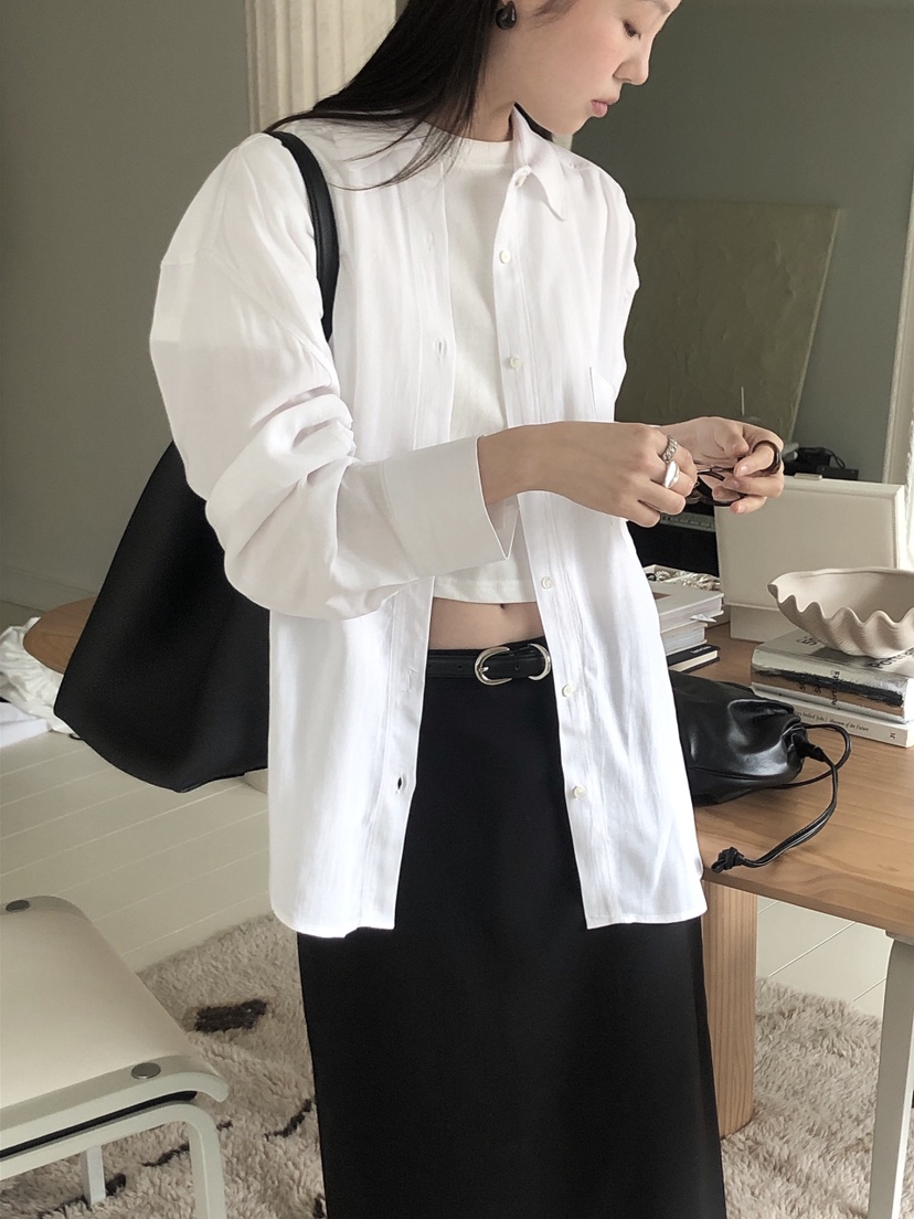 LE BUTTER東大門代購女裝新品真品時尚人氣襯衫蕾絲衫亞麻LE BUTTER襯衫/蕾絲衫
