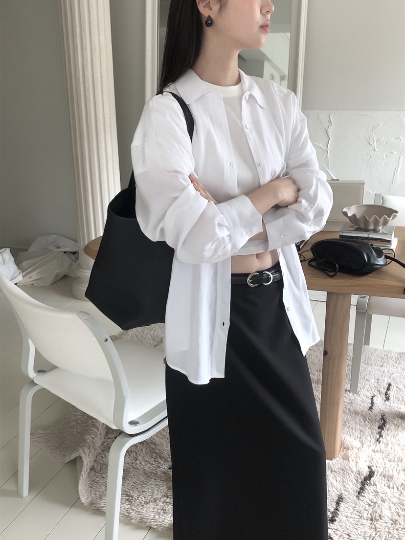 LE BUTTER東大門代購女裝新品真品時尚人氣襯衫蕾絲衫亞麻LE BUTTER襯衫/蕾絲衫