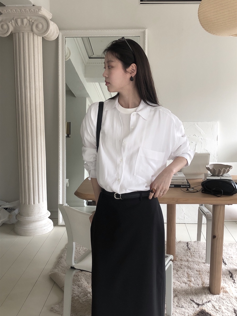 LE BUTTER東大門代購女裝新品真品時尚人氣襯衫蕾絲衫亞麻LE BUTTER襯衫/蕾絲衫