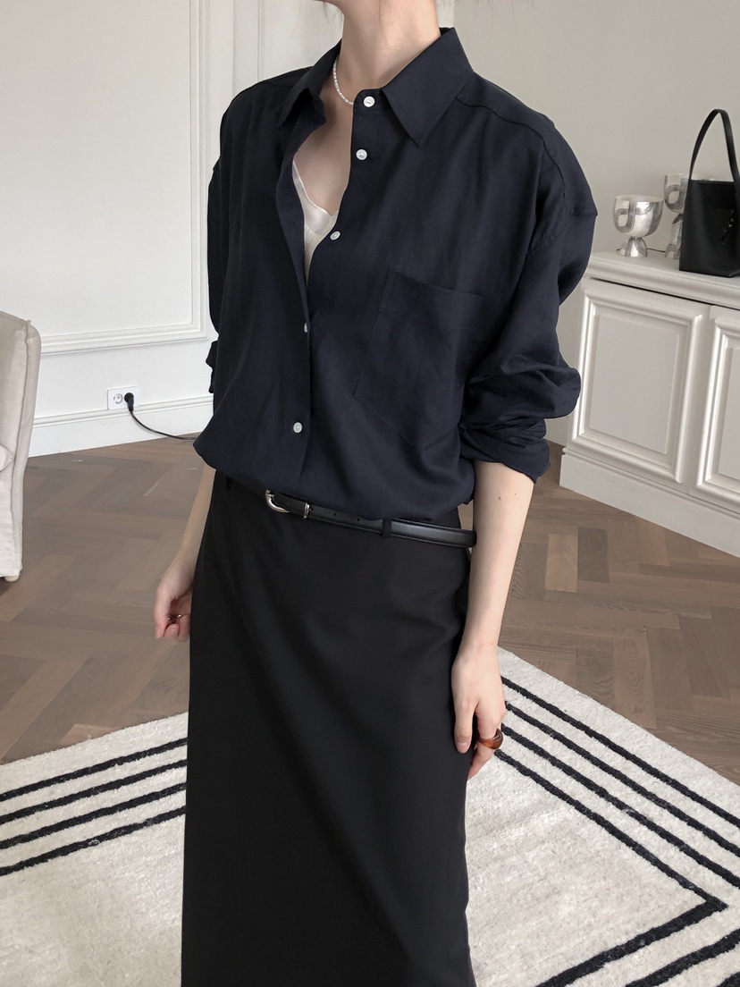 LE BUTTER東大門代購女裝新品真品時尚人氣襯衫蕾絲衫亞麻LE BUTTER襯衫/蕾絲衫