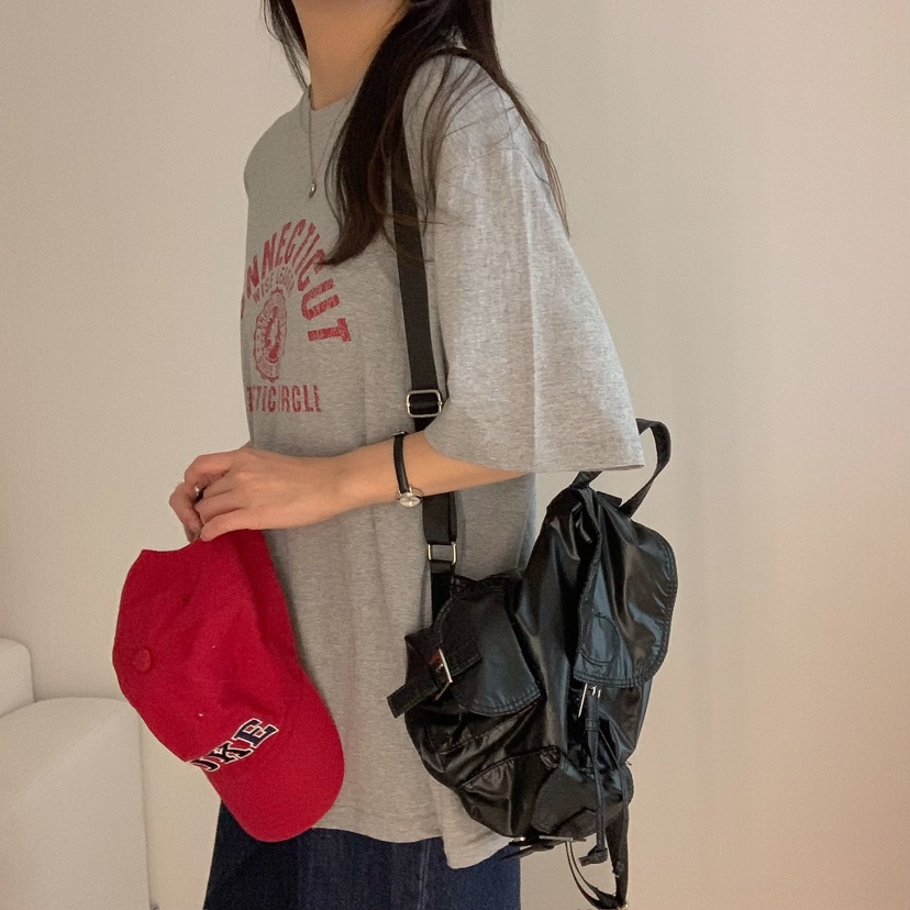 HELLO JINI東大門實拍女士新品25春夏職業真品人氣休閑T恤HELLO JINIT恤