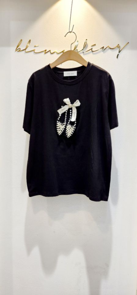 RICO東大門實拍女裝新品人氣時尚休閑真品職業熱賣推薦25春夏T恤bling bling/RICOT恤圖色2
