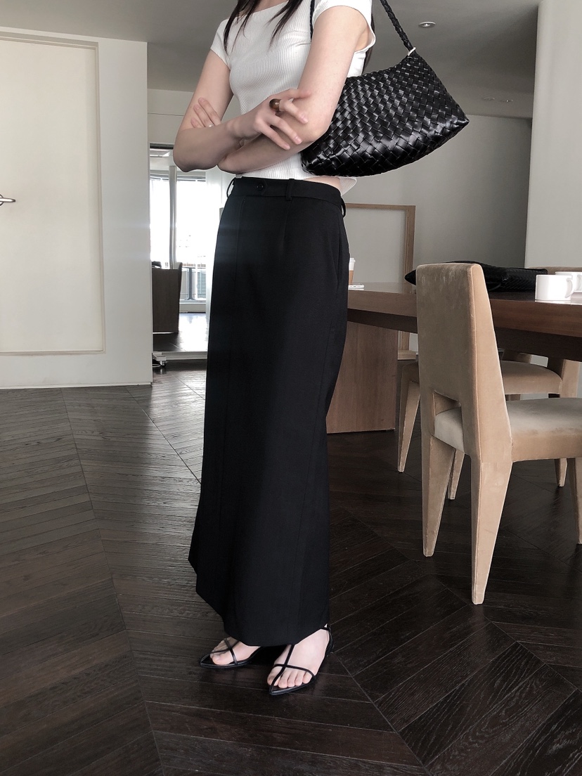 LE BUTTER韓國代購女士新款熱賣休閑推薦時尚人氣25春夏長裙LE BUTTER長裙