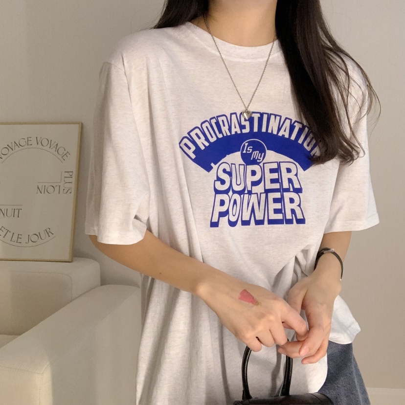 HELLO JINI韓國代購女士新品25春夏職業人氣時尚熱賣休閑T恤HELLO JINIT恤