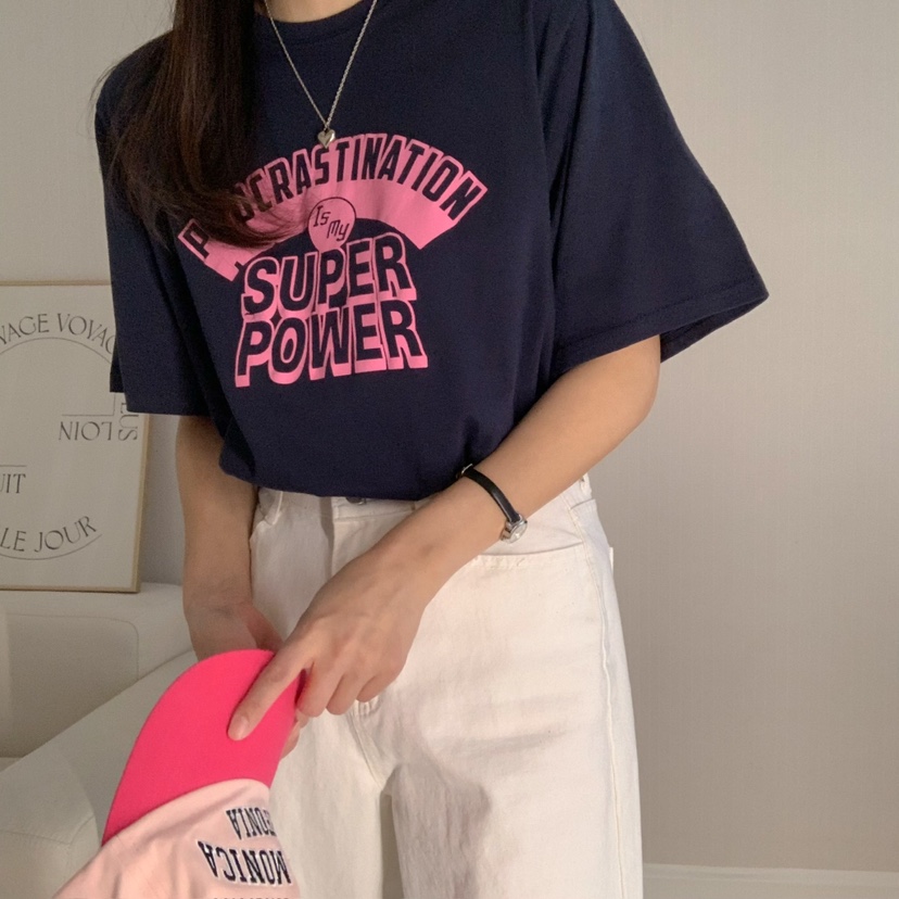 HELLO JINI韓國代購女士新品25春夏職業人氣時尚熱賣休閑T恤HELLO JINIT恤