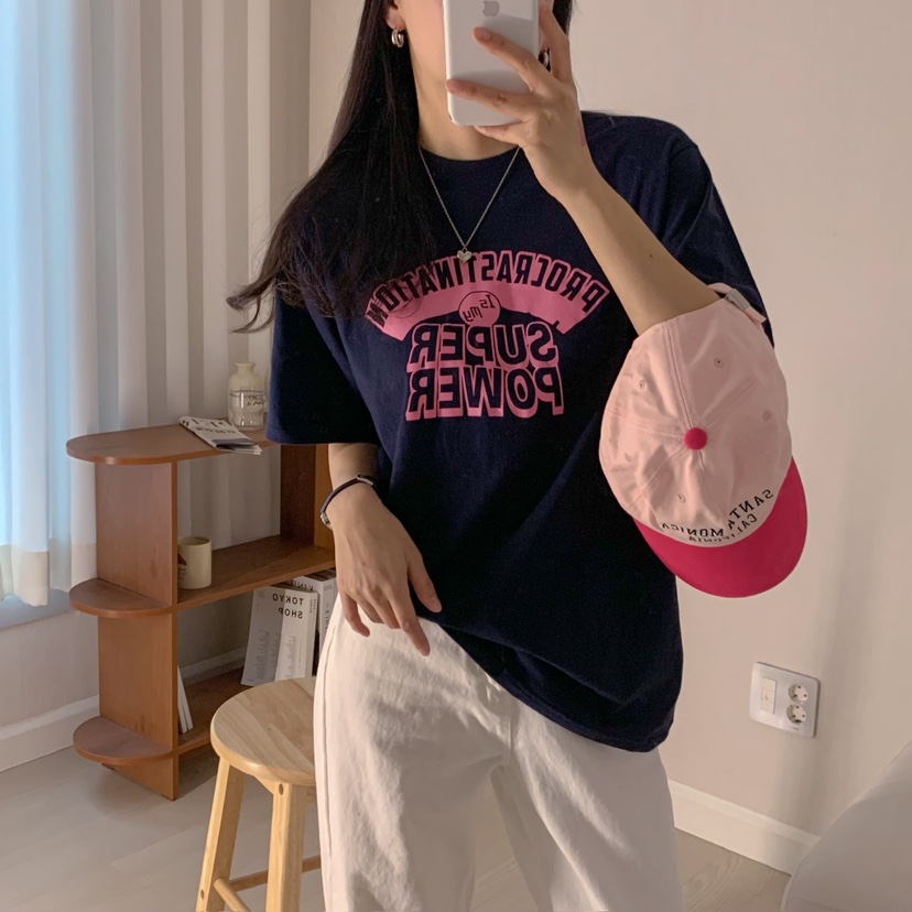 HELLO JINI韓國代購女士新品25春夏職業人氣時尚熱賣休閑T恤HELLO JINIT恤