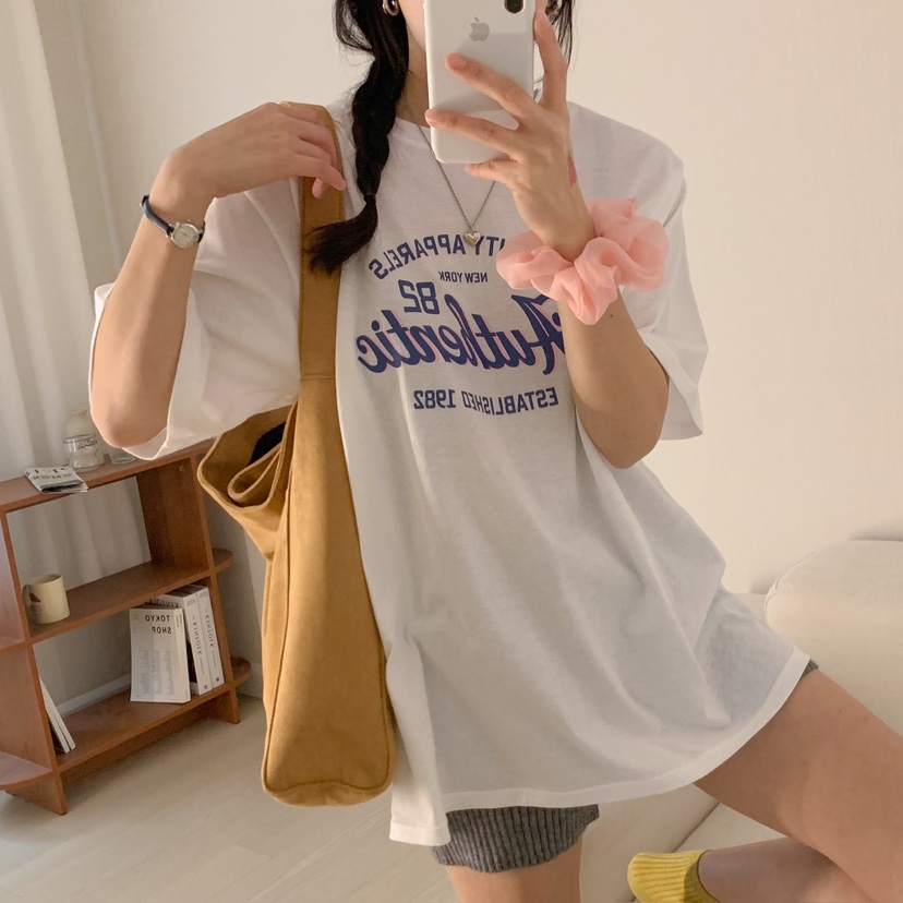 HELLO JINI韓國代購女裝新款25春夏真品時尚休閑熱賣推薦T恤HELLO JINIT恤
