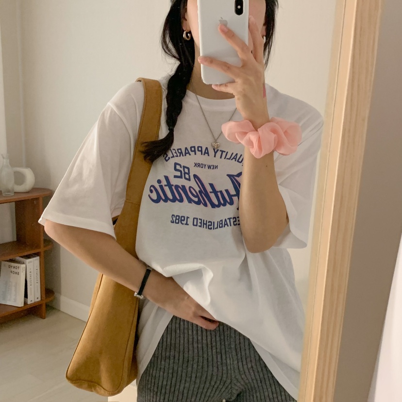 HELLO JINI韓國代購女裝新款25春夏真品時尚休閑熱賣推薦T恤HELLO JINIT恤