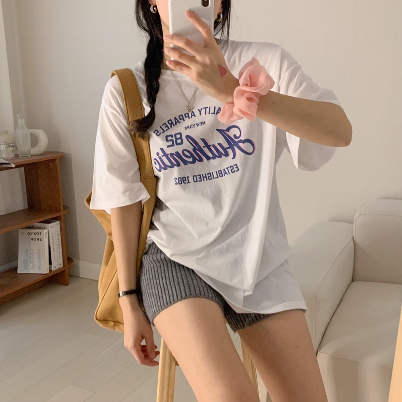 HELLO JINI韓國代購女裝新款25春夏真品時尚休閑熱賣推薦T恤HELLO JINIT恤
