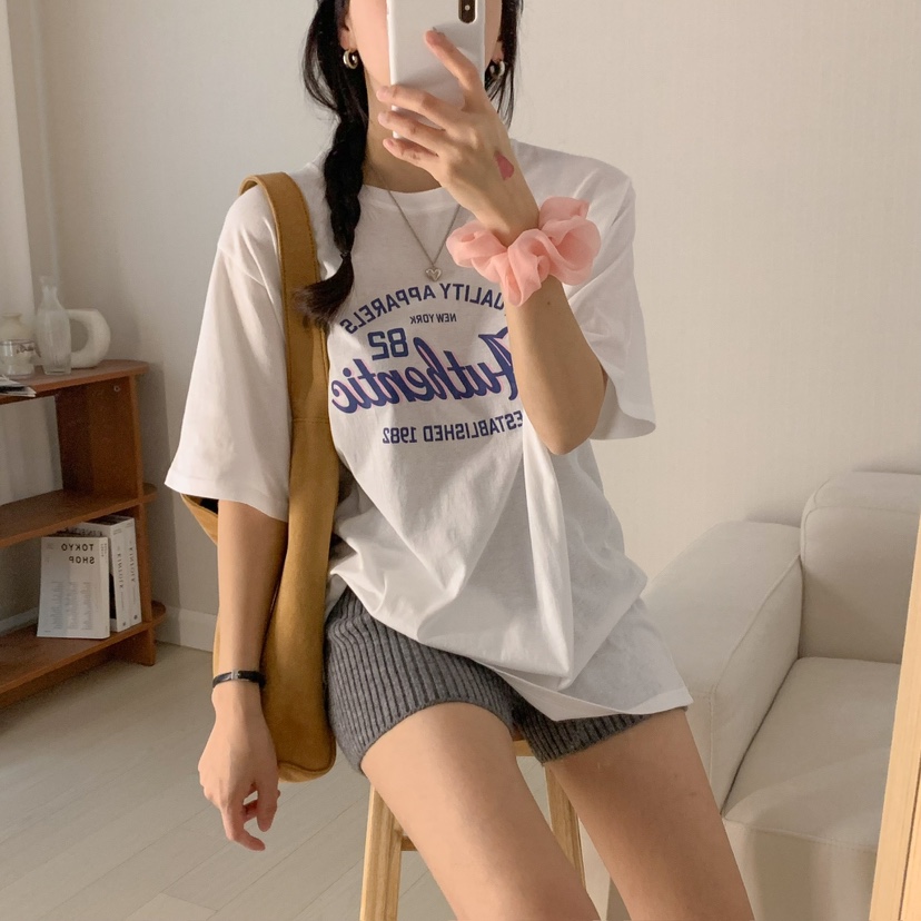 HELLO JINI韓國代購女裝新款25春夏真品時尚休閑熱賣推薦T恤HELLO JINIT恤