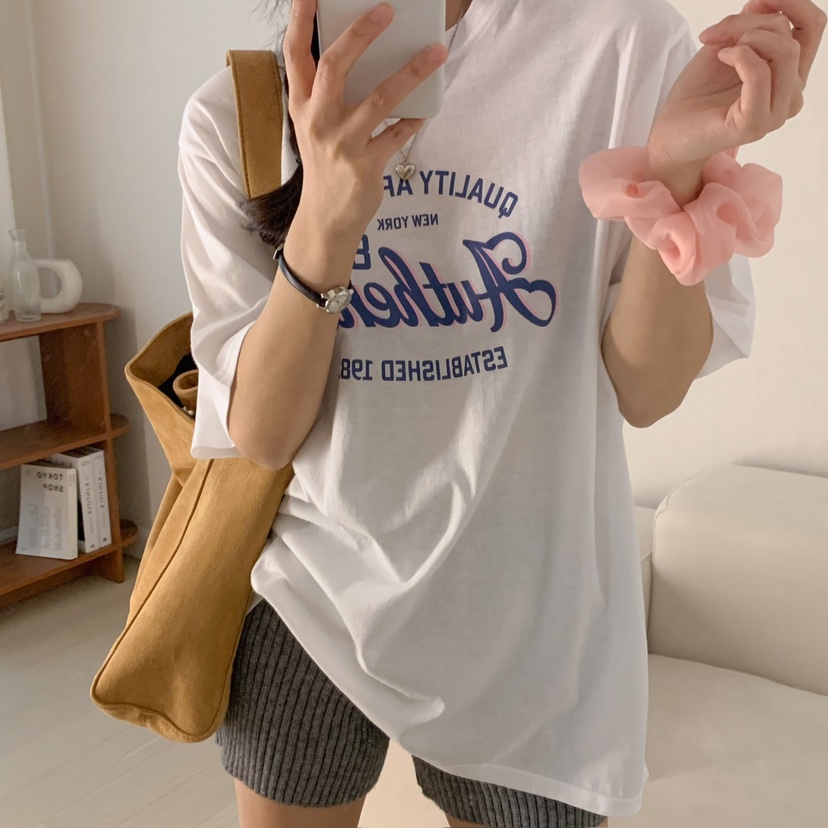 HELLO JINI韓國代購女裝新款25春夏真品時尚休閑熱賣推薦T恤HELLO JINIT恤