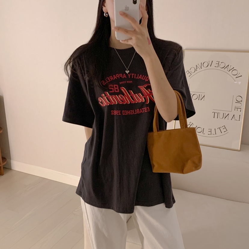 HELLO JINI韓國代購女裝新款25春夏真品時尚休閑熱賣推薦T恤HELLO JINIT恤