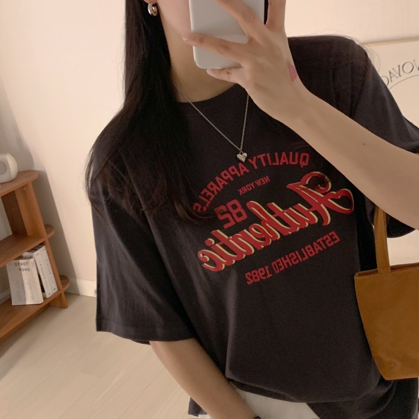 HELLO JINI韓國代購女裝新款25春夏真品時尚休閑熱賣推薦T恤HELLO JINIT恤