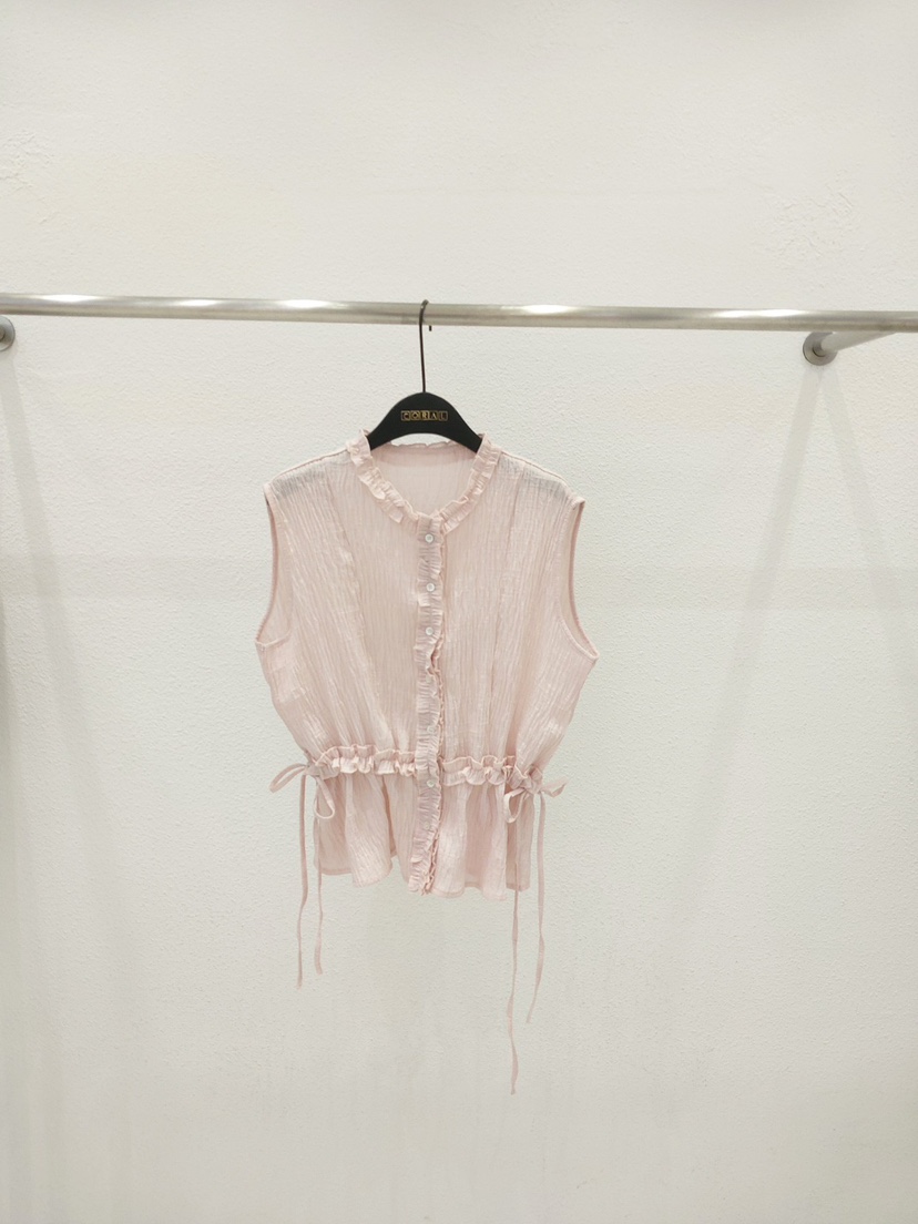 CORAL東大門實拍女裝新品真品職業人氣25春夏熱賣襯衫蕾絲衫CORAL襯衫/蕾絲衫圖色2
