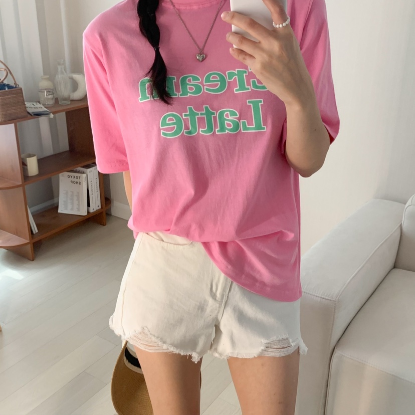 HELLO JINI韓國直郵女裝新款25春夏真品休閑職業人氣熱賣T恤HELLO JINIT恤