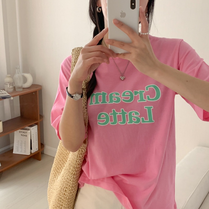 HELLO JINI韓國直郵女裝新款25春夏真品休閑職業人氣熱賣T恤HELLO JINIT恤