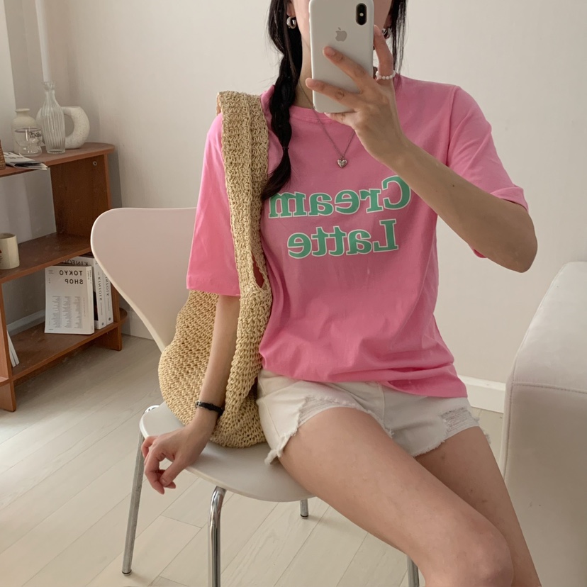 HELLO JINI韓國直郵女裝新款25春夏真品休閑職業人氣熱賣T恤HELLO JINIT恤