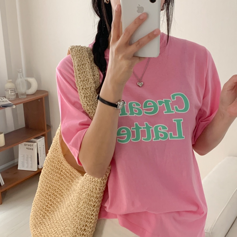 HELLO JINI韓國直郵女裝新款25春夏真品休閑職業人氣熱賣T恤HELLO JINIT恤